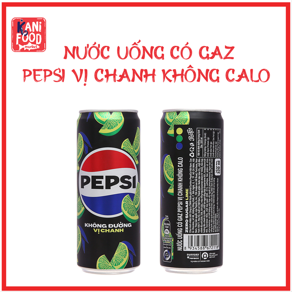 PEPSI KHÔNG CALO VỊ CHANH