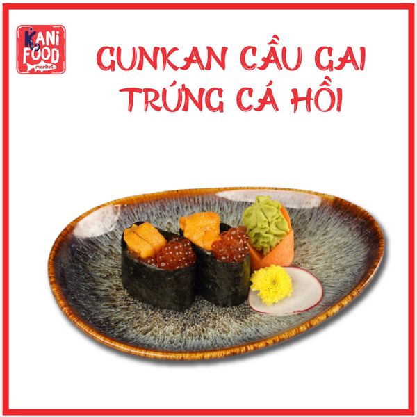 GUNKAN CẦU GAI - TRỨNG CÁ HỒI