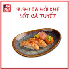 SUSHI CÁ HỒI KHÈ SỐT TRỨNG CÁ TUYẾT