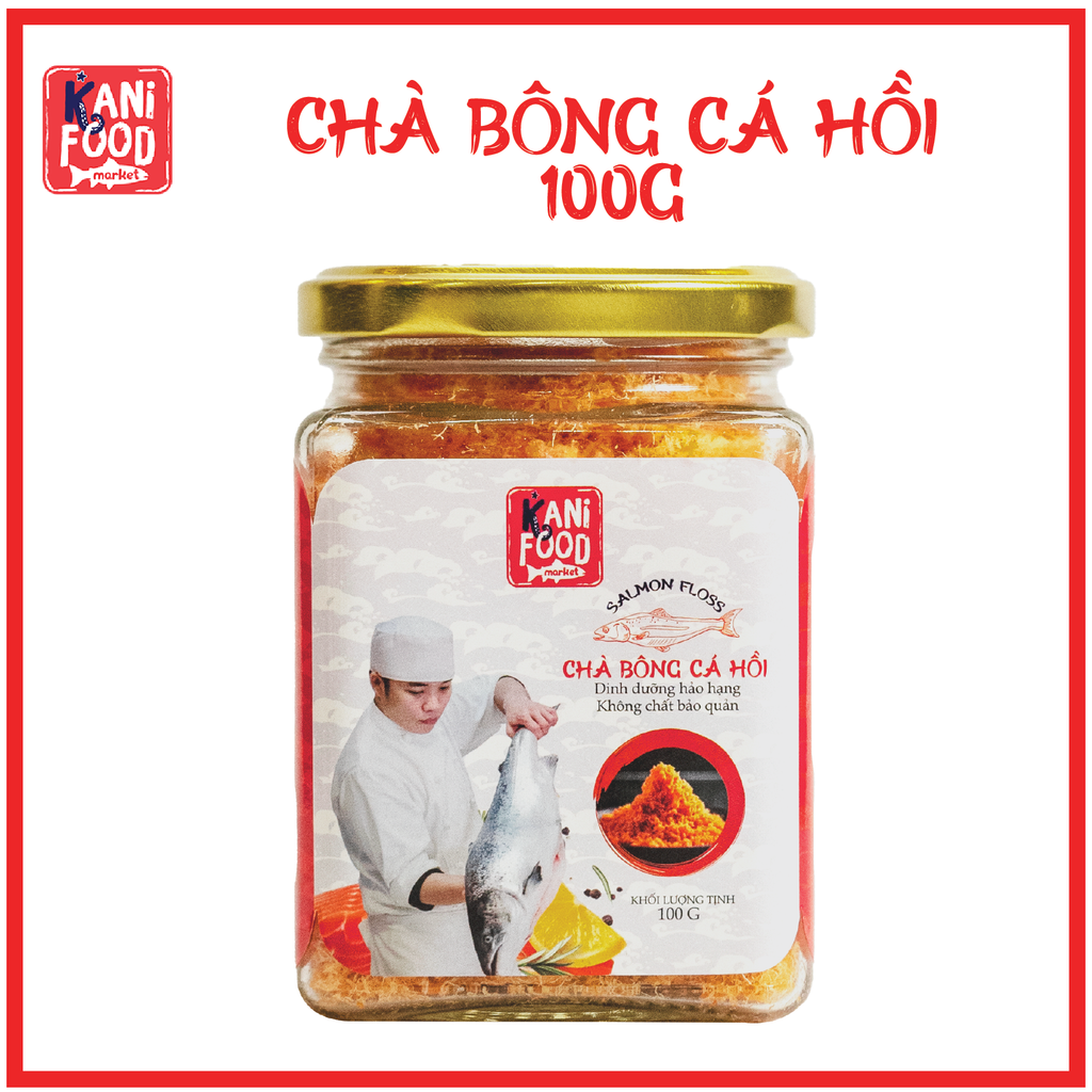 CHÀ BÔNG CÁ HỒI (60gr/100gr)