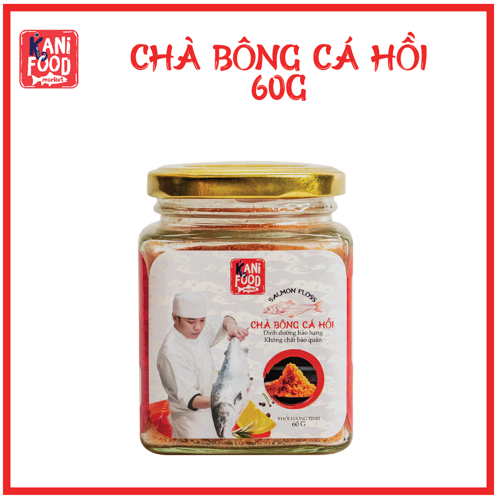CHÀ BÔNG CÁ HỒI (60gr/100gr)