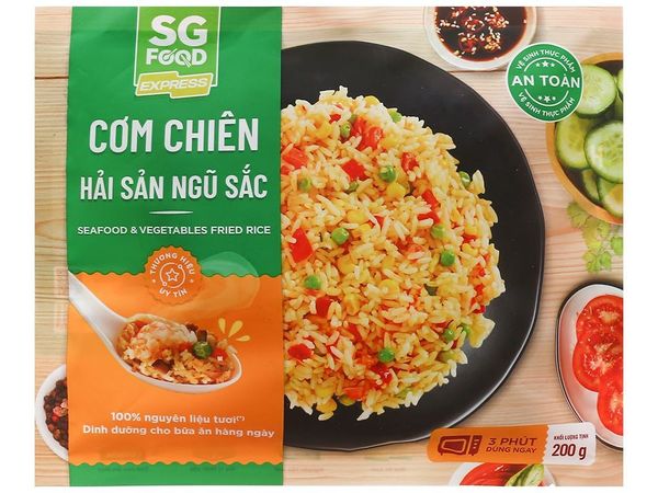 CƠM CHIÊN HẢI SẢN NGŨ SẮC 200GR
