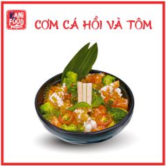 CƠM CÁ HỒI VÀ TÔM