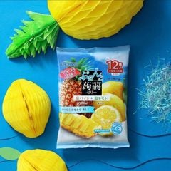 THẠCH TRÁI CÂY ORIHIRO MIX VỊ CHANH VÀ DỨA 240G (20G X 12CÁI)