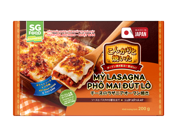 MỲ LASAGNA PHÔ MAI ĐÚT LÒ 200GR