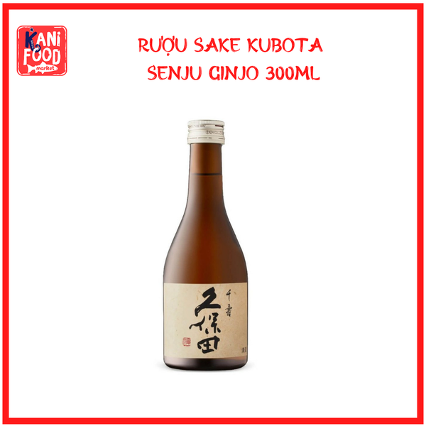 RƯỢU SAKE KUBOTA SENJU GINJO 15-15.9% 300ML/720ML/1800ML