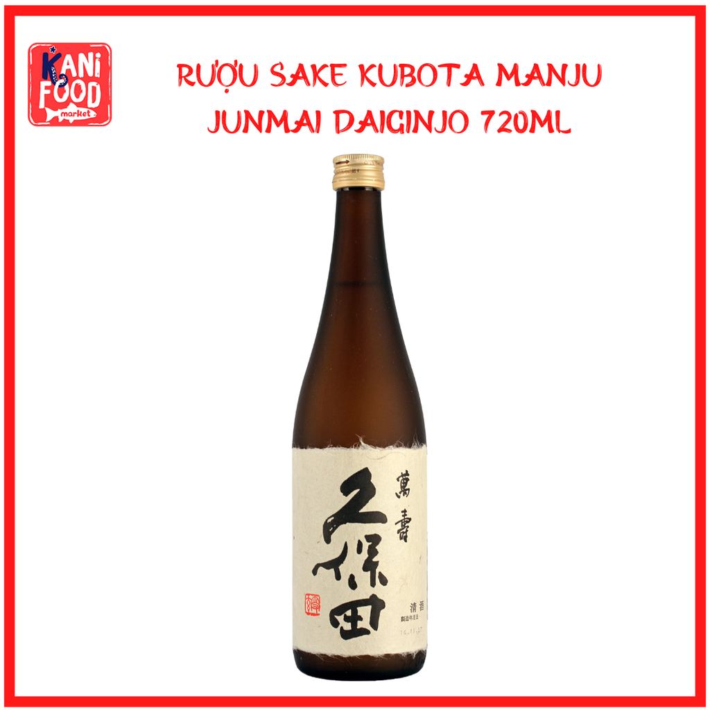 RƯỢU SAKE KUBOTA MANJU JUNMAI DAIGINJO 15-15.9% 300ML/720ML