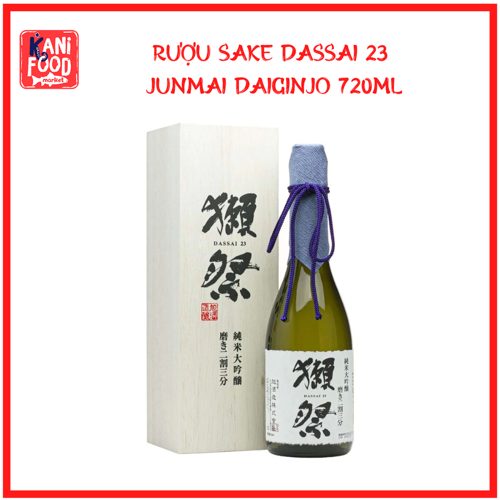 RƯỢU SAKE DASSAI 23 JUNMAI DAIGINJO 15-16% 300ML/720ML