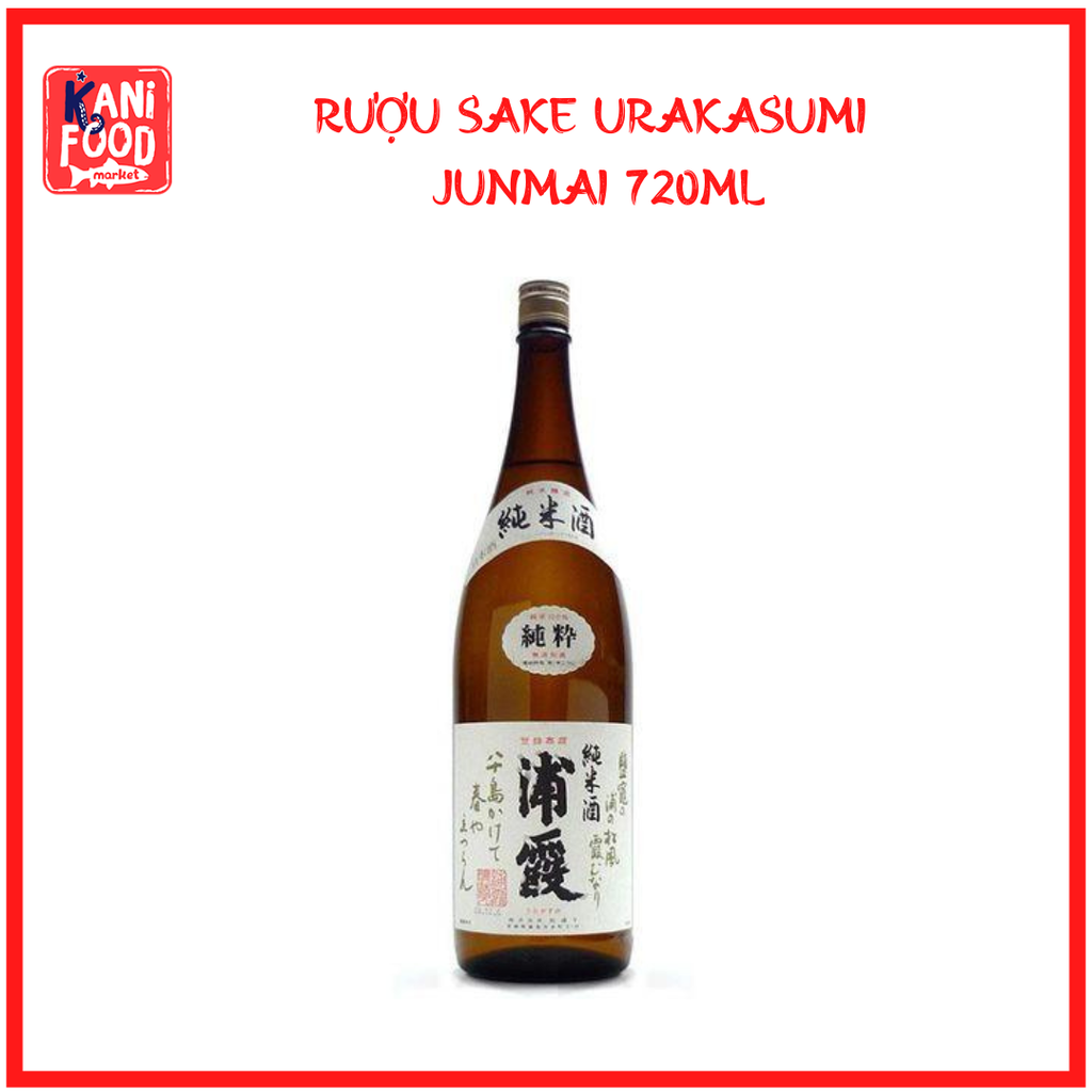 RƯỢU SAKE URAKASUMI JUNMAI 15-15.9% 300ML/720ML/1800ML