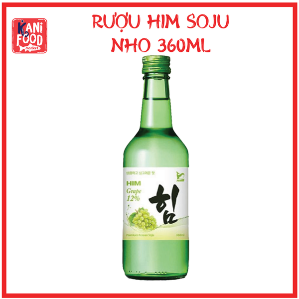 RƯỢU HIM SOJU NHO 360ML