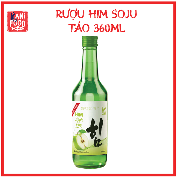 RƯỢU HIM SOJU TÁO 360ML