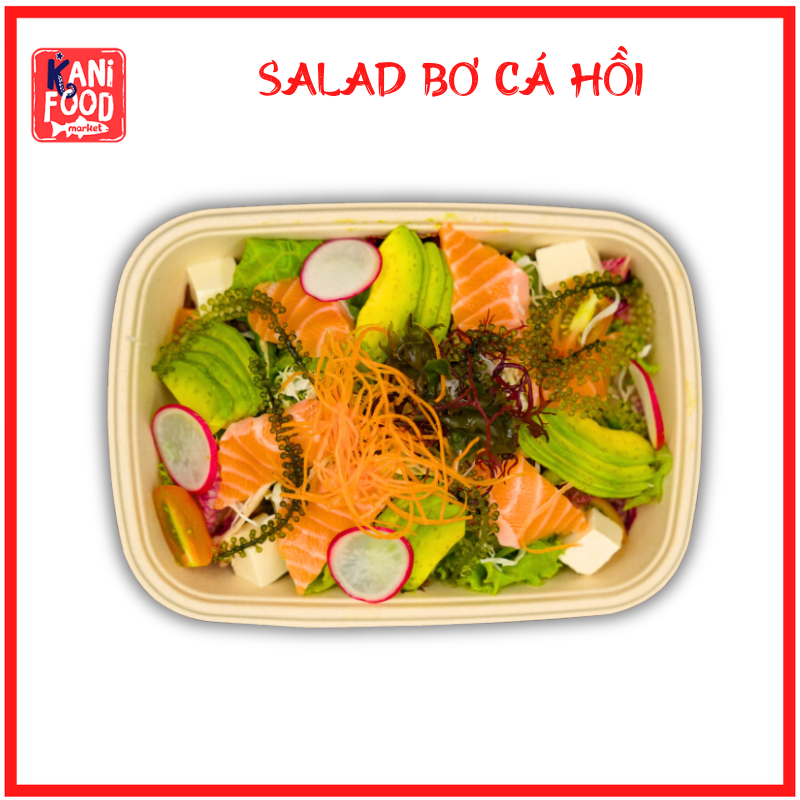 SALAD BƠ CÁ HỒI