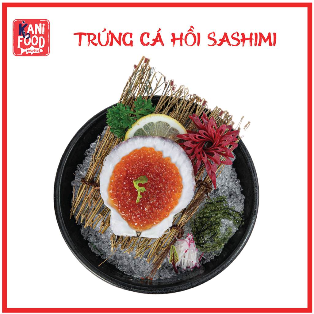 TRỨNG CÁ HỒI SASHIMI