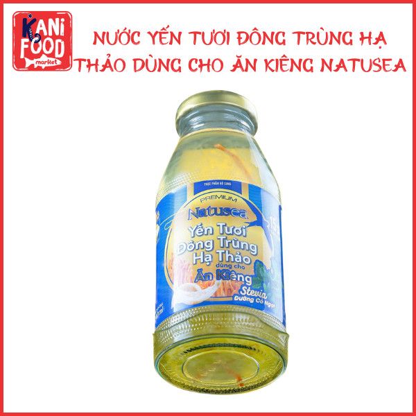 NƯỚC YẾN TƯƠI ĐÔNG TRÙNG HẠ THẢO NATUSEA DÙNG CHO ĂN KIÊNG