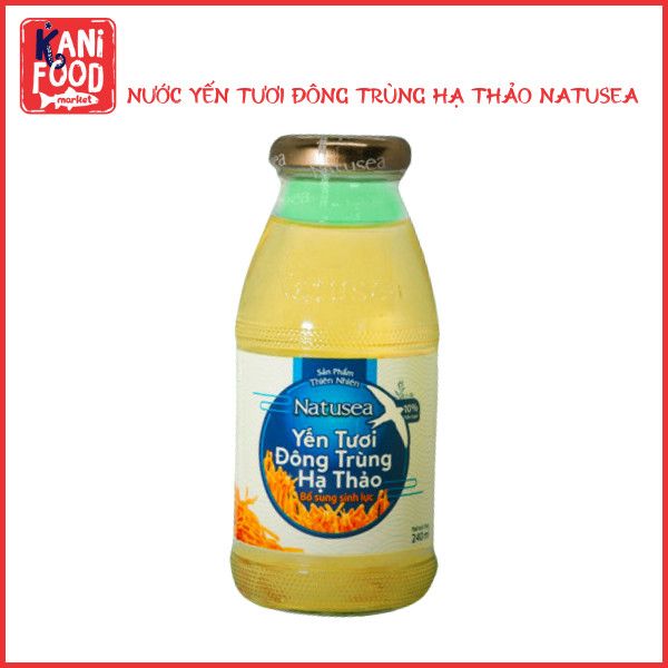 NƯỚC YẾN TƯƠI ĐÔNG TRÙNG HẠ THẢO NATUSEA 240ML