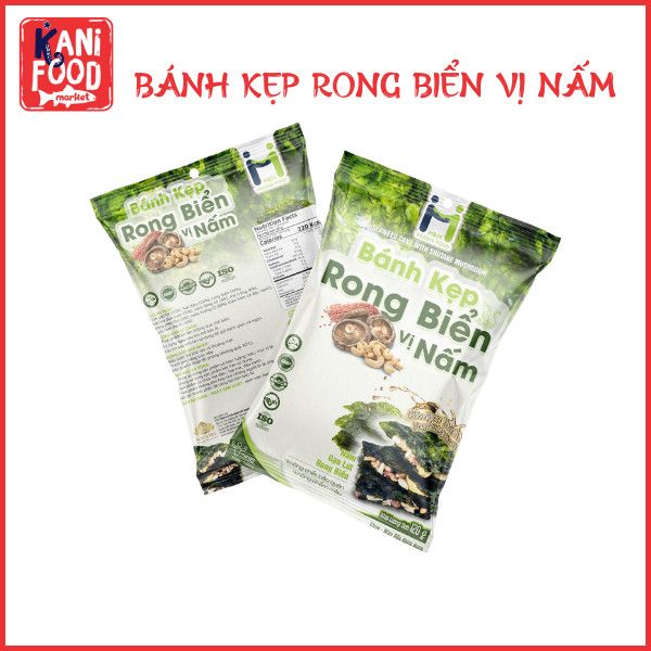 BÁNH KẸP RONG BIỂN VỊ NẤM 120GR