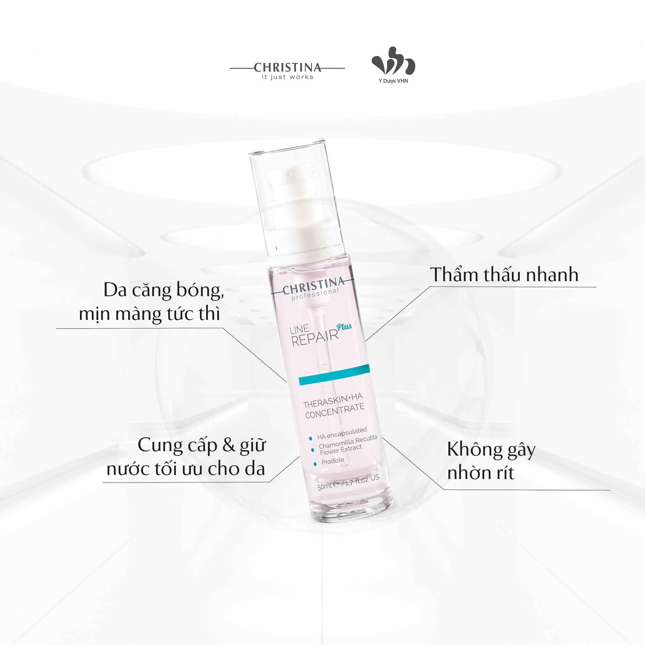 Serum Cấp Nước Trẻ Hóa Và Phục Hồi Da Christina Line Repair