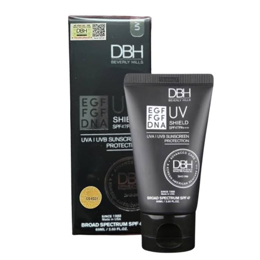 未開封 日焼け止DBH UV SHIELD SPF 47+ PA+++ 60ml 未開封 日焼け止DBH UV SHIELD SPF 47+ PA+++ 60ml UV Shield: EGF