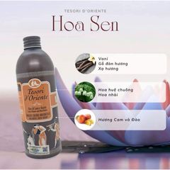 Sữa Tắm Nước Hoa Hoa Sen Tesori d'Oriente Hương Shower Cream 500ml #Lotus Flower And Shea Butter