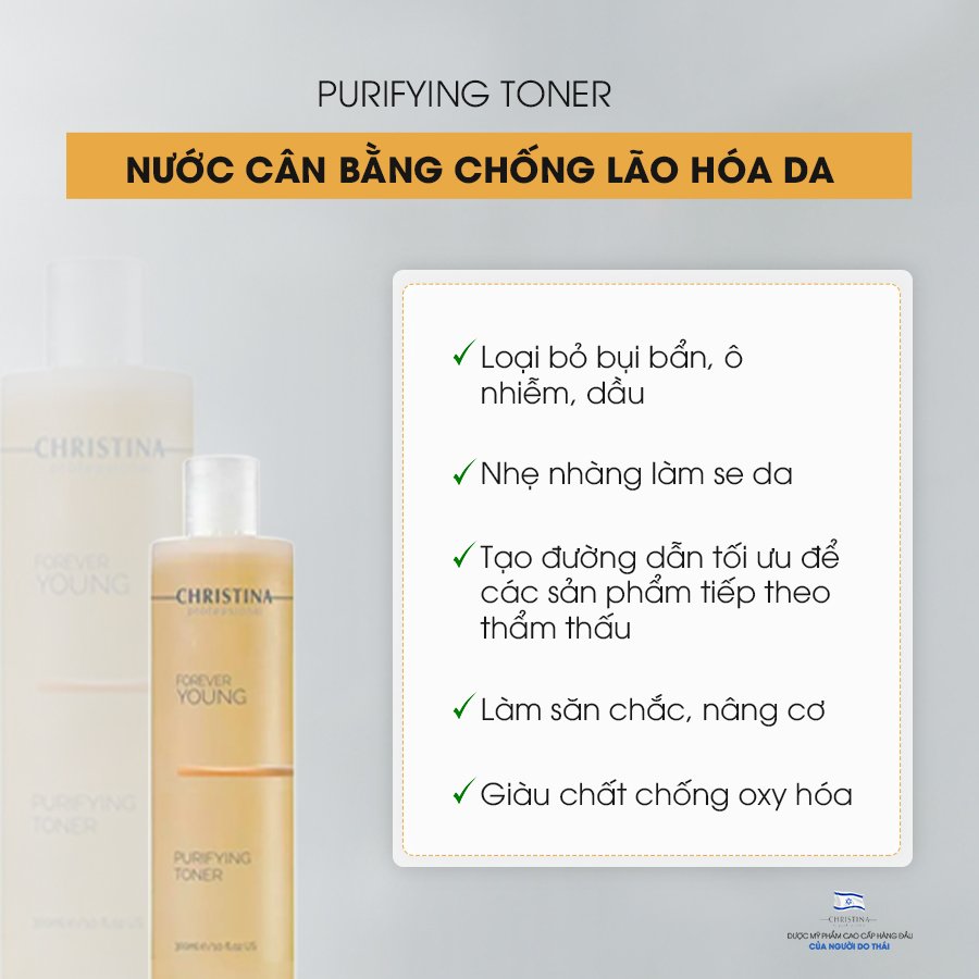 Nước Cân Bằng Chống Lão Hóa Da Christina Forever Young Purifying Toner ...
