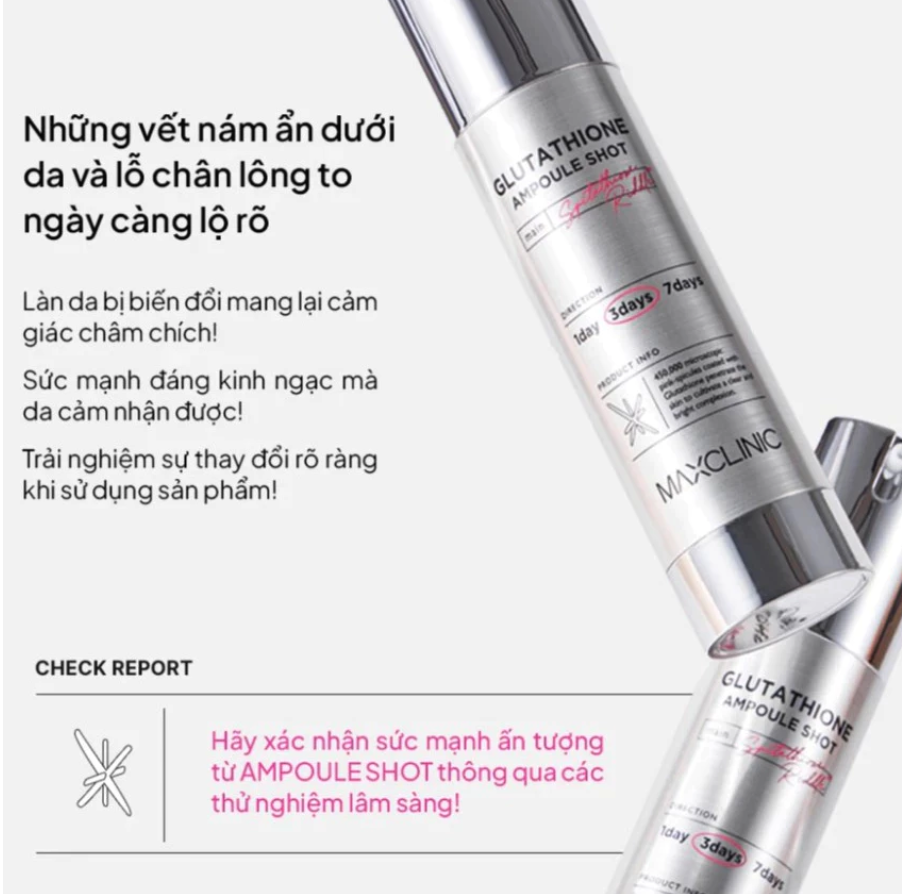 maxclinic glutathione ampoule shot 50ml Vi kim Glutathione Maxclinic – hyphat.vn