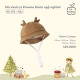  Joyful Festival - Mũ Vành La Pomme Hươu Ngộ Nghĩnh - Nâu 