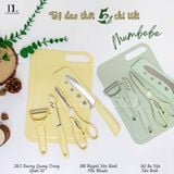  Bộ Dao Thớt Mumbebe ( 5 Chi Tiết ) 