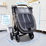  Xe Đẩy Gấp Gọn 2 Chiều NUNA Ixxa Next Khung CARBON 