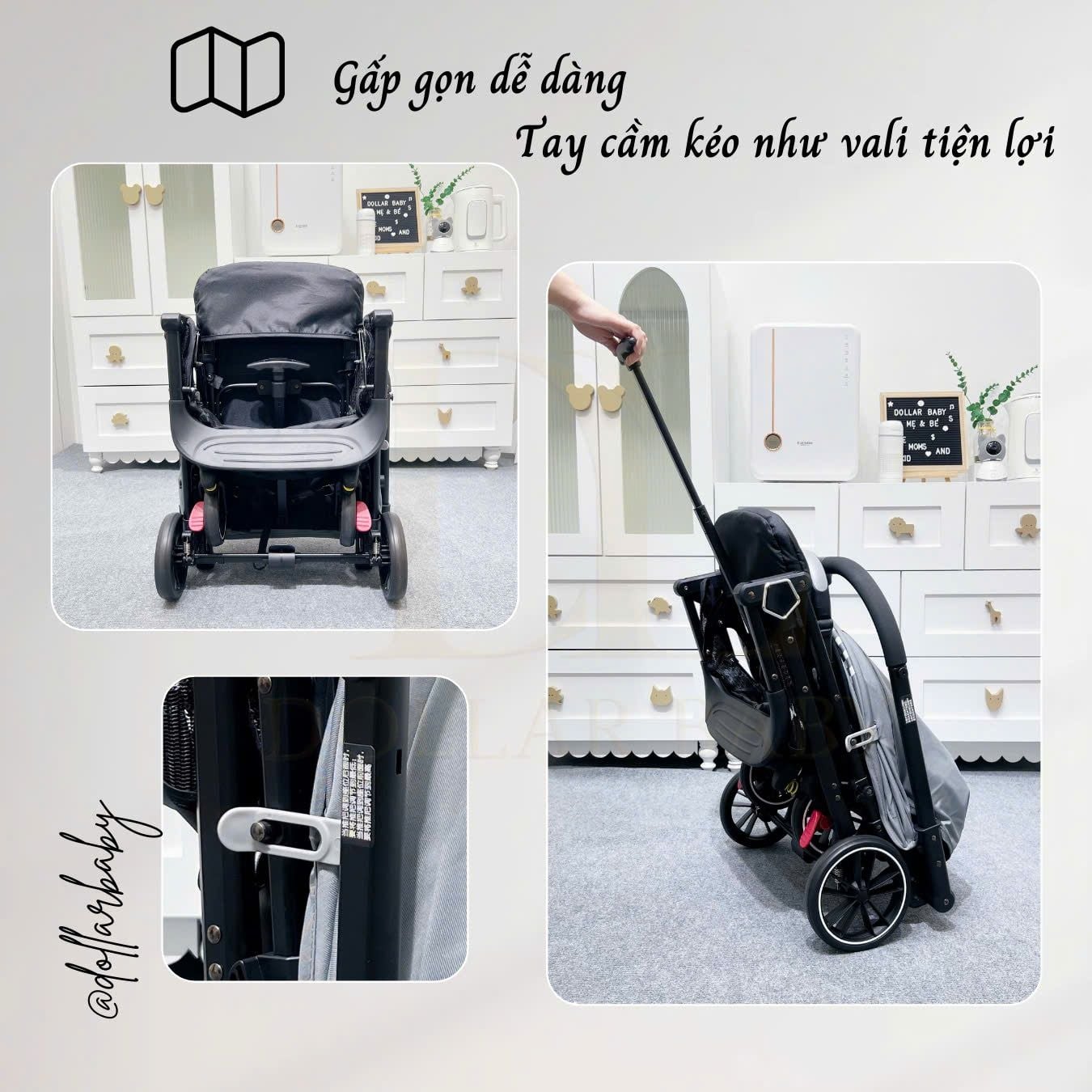  Xe Đẩy Baohao Y8 2 Chiều 