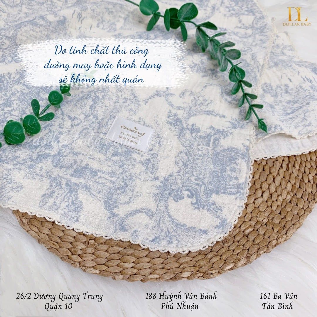  Chăn Hoạ Tiết Emong Toile Blanket 