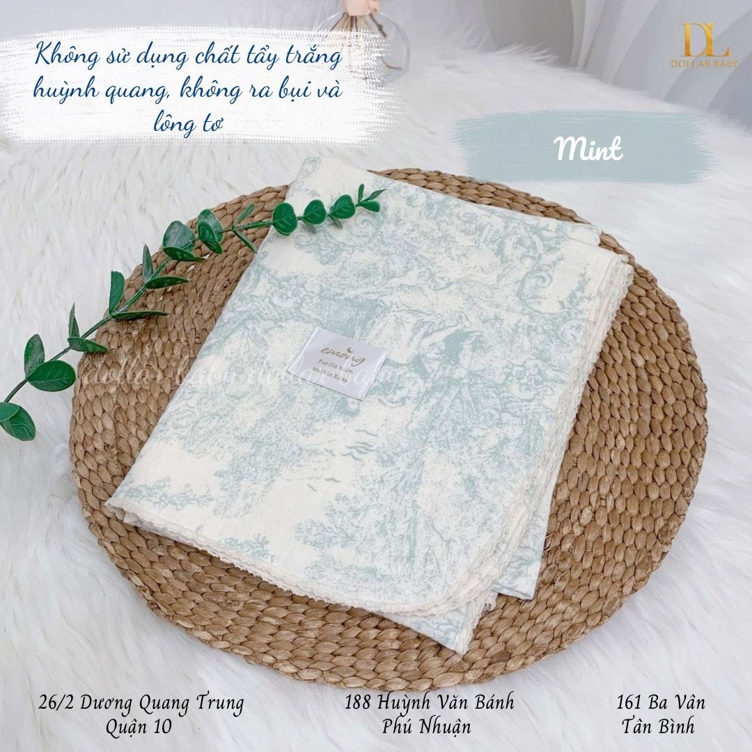  Chăn Hoạ Tiết Emong Toile Blanket 