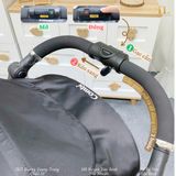  Xe đẩy Combi CrossGo 4 bánh quay tự động Đen Cam 