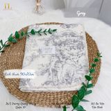  Chăn Hoạ Tiết Emong Toile Blanket 