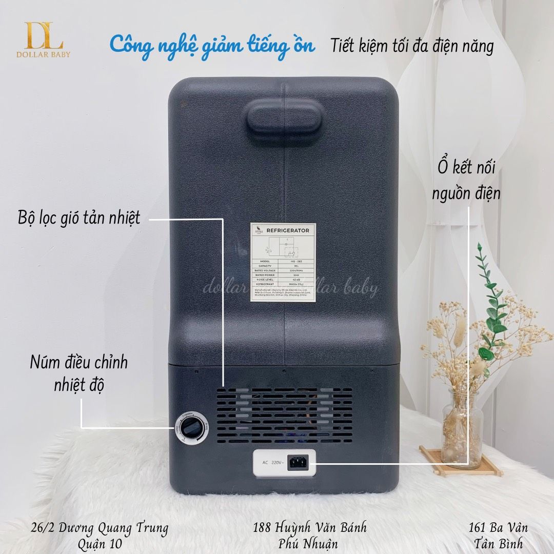  MOAZ BÉBÉ - Tủ Lạnh Mini - MB083 