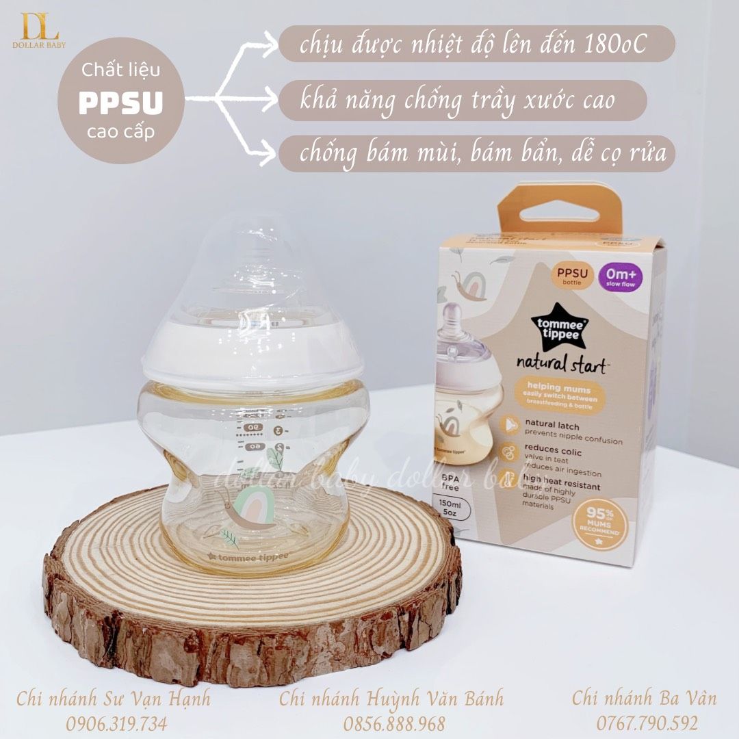  Bình Sữa PPSU Tommee Tippee Natural Start 