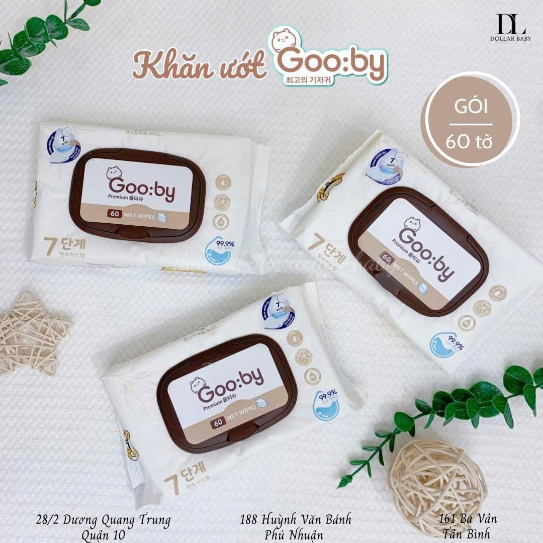 Khăn ướt Gooby Hàn Quốc 100 tờ – Dollar Baby