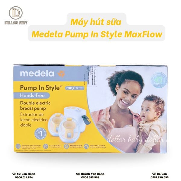  Máy hút sữa điện đôi Medela Pump In Style® Max Flow Hands-free 