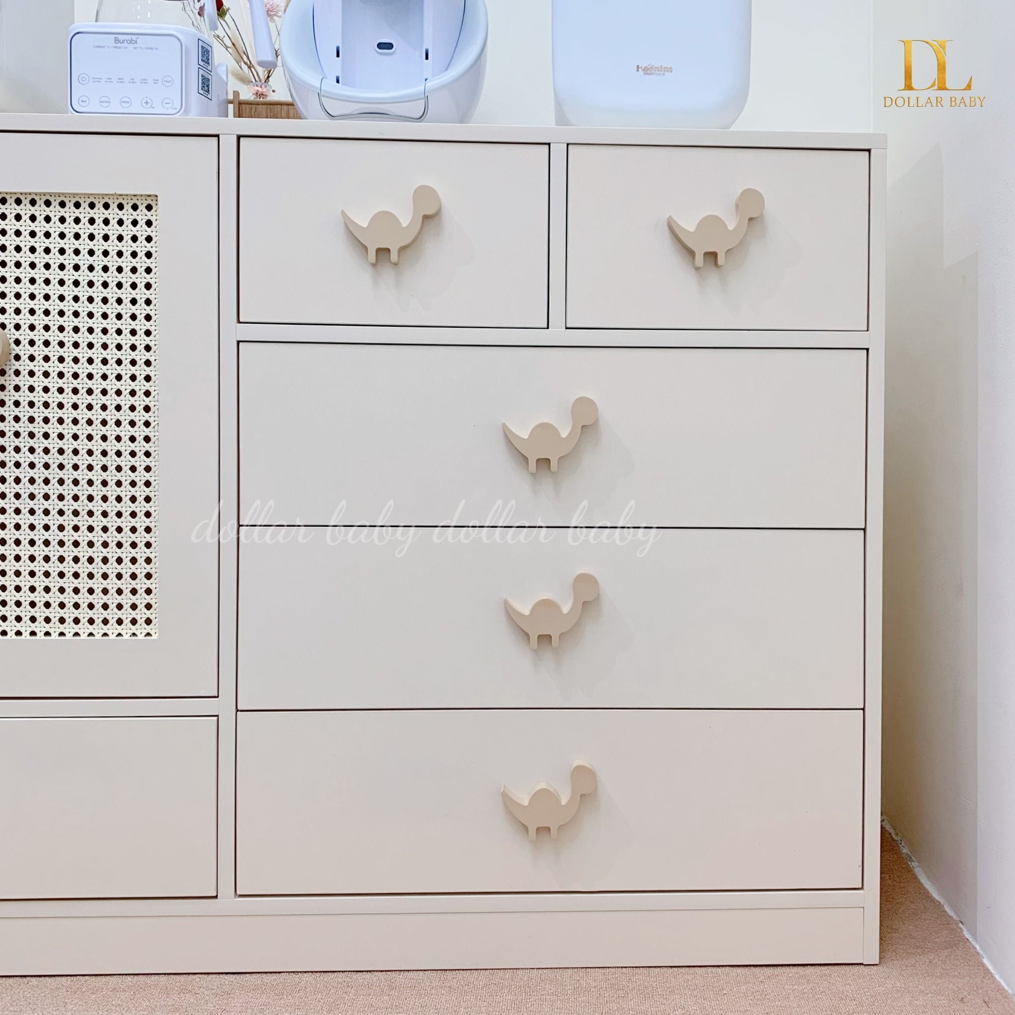  Tủ Gỗ Ngang Cánh Mây Khủng Long Ngăn Kéo Kết Hợp Treo Đồ 