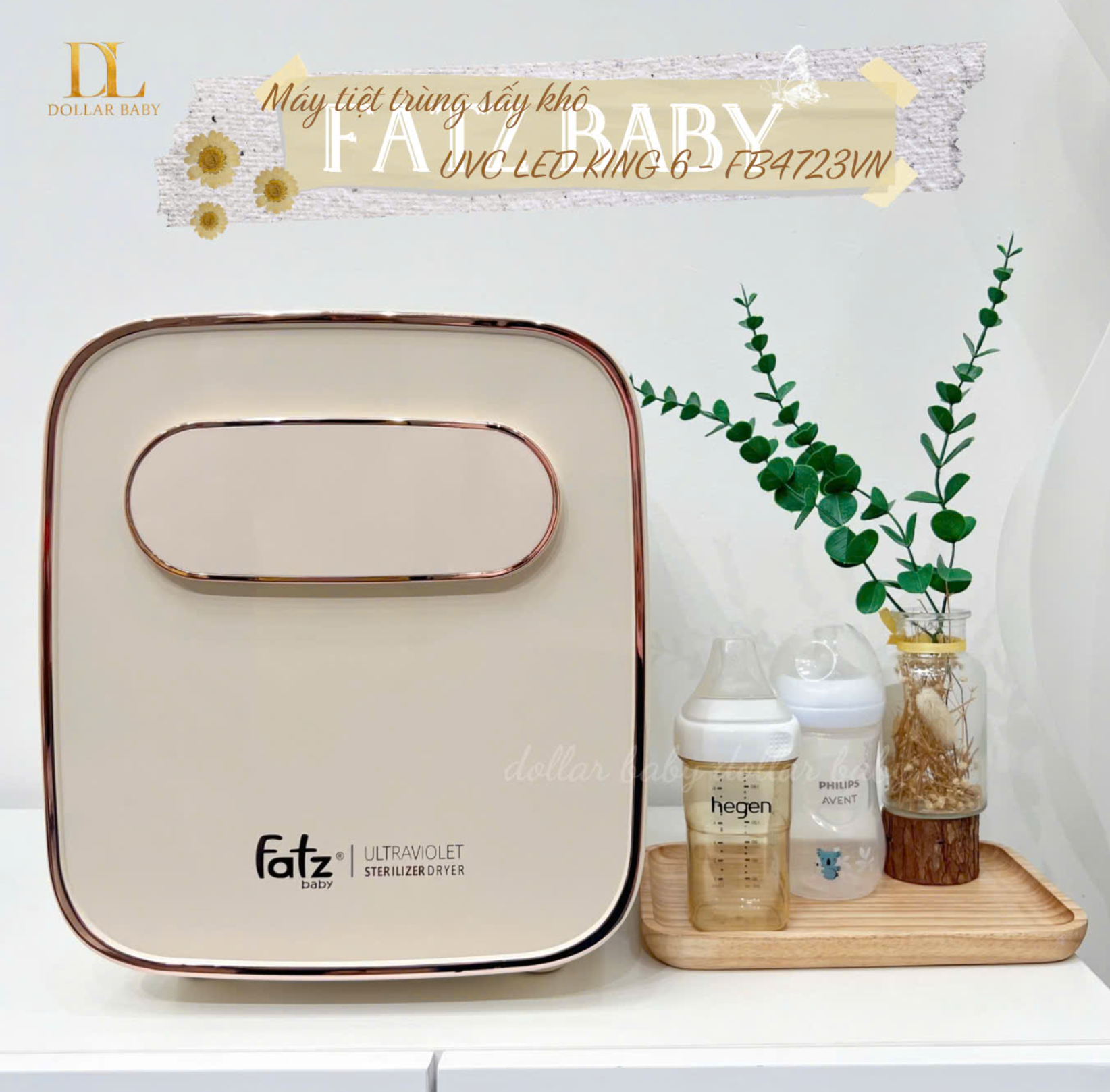  FATZ BABY - Máy Tiệt Trùng Sấy Khô UVC LED - King 6 