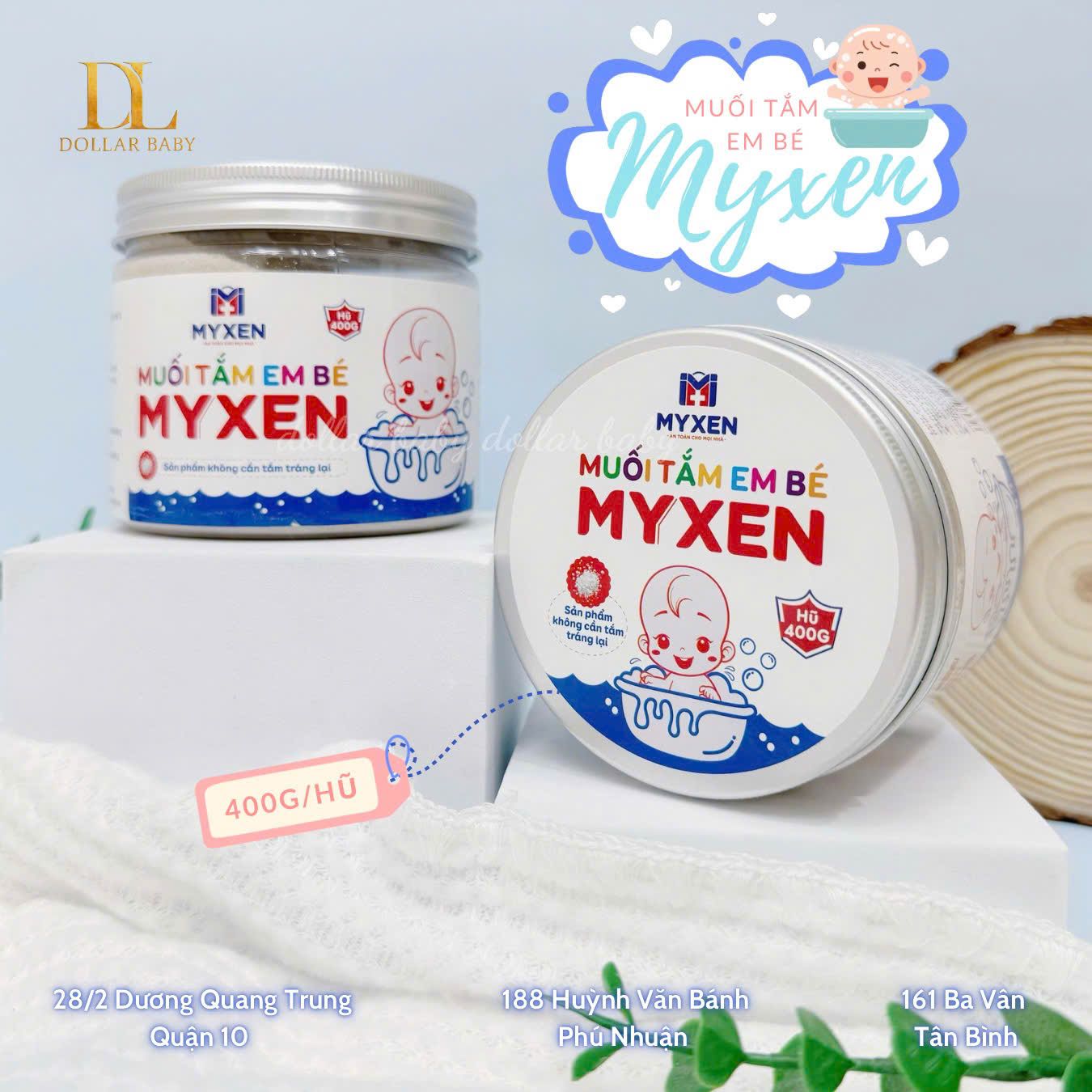  Myxen - Muối Tắm Em Bé 