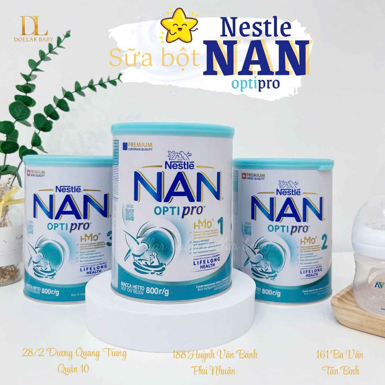  Sữa Nan Nga Optipro- 800 Gram 