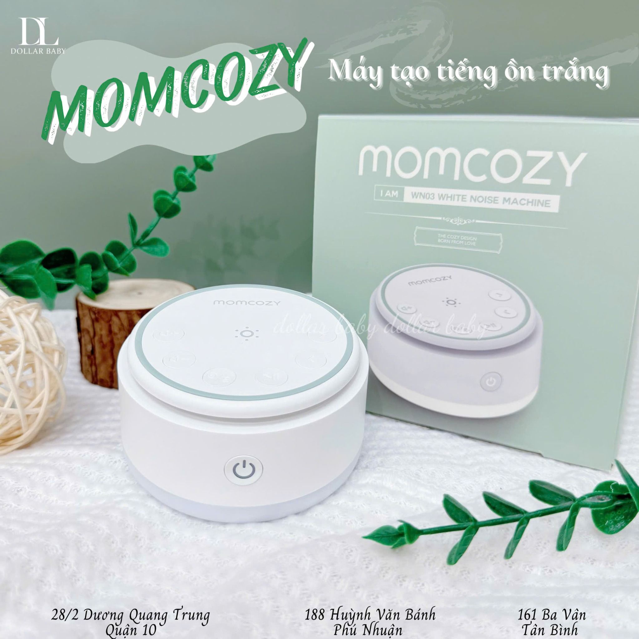  MÁY TẠO TIẾNG ỒN TRẮNG MOMCOZY- KHÔNG WIFI 