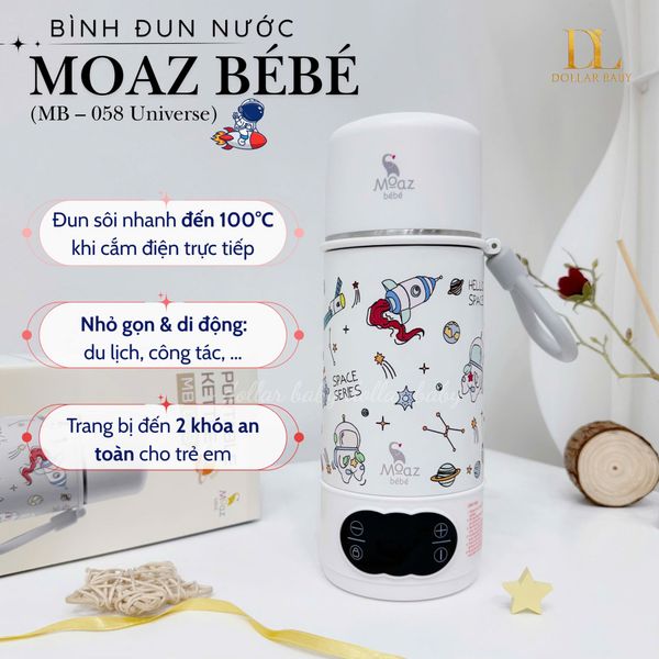  MOAZ BÉBÉ - Bình đun nước cầm tay - MB058 Universe 