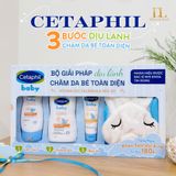  Set chăm da bé toàn diện 3 bước Cetaphil 