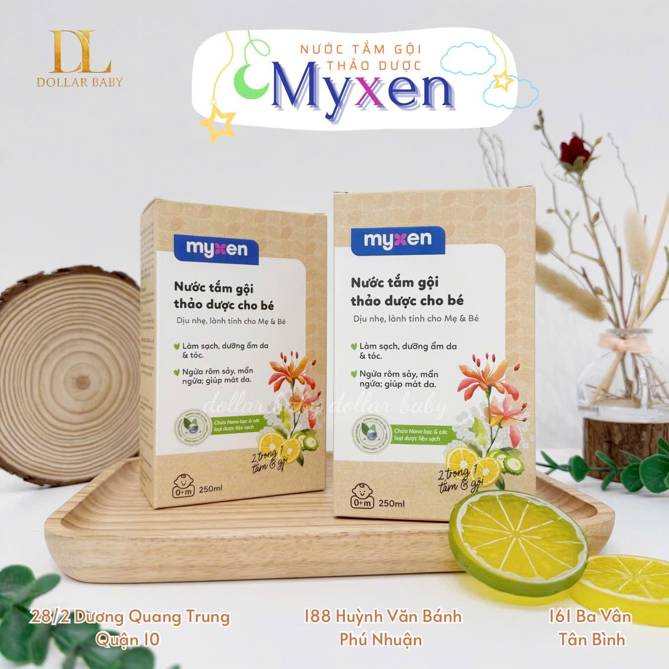  Myxen - Nước Tắm Gội Thảo Dược Cho Bé 