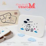  Khay Ăn Dặm Kèm Nắp Đậy Ubmom 
