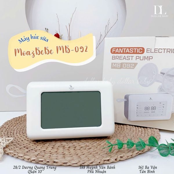  MOAZ BÉBÉ - Máy Hút Sữa Điện Đôi - MB092 