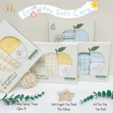  Set 3 Khăn Sợi Tre Lụa La Pomme Everyday Soft Care ( 1 Khăn Tắm + 2 Khăn Sữa ) 
