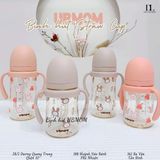  Bình ống hút tay cầm Ubmom Thỏ - PPSU ( + 6 tháng ) 