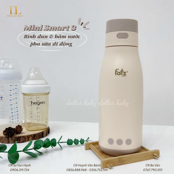  FATZ BABY - Bình đun và hâm nước pha sữa di động -  Mini Smart 3 